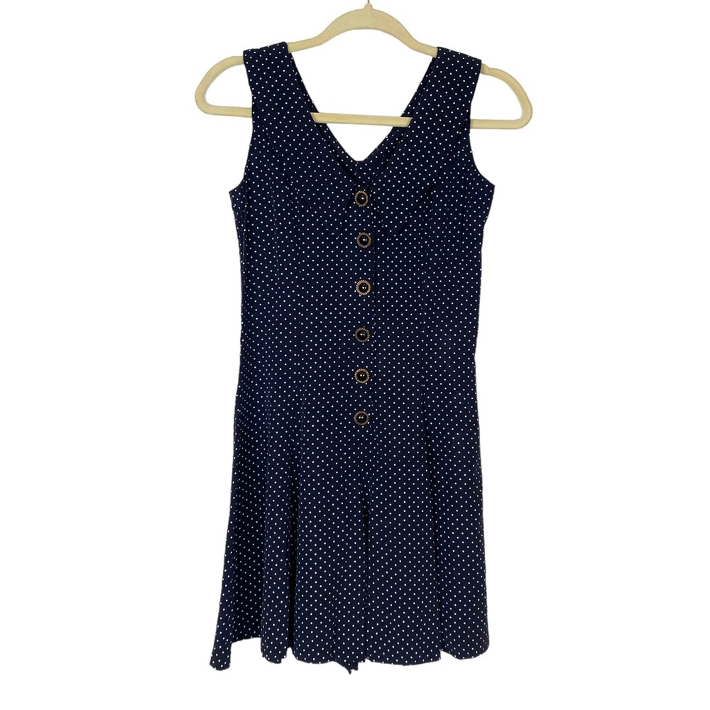 Ninalee Vintage 1990s Romper Black & White Polka dot Retro 90s Jumper - Picture 7 of 17